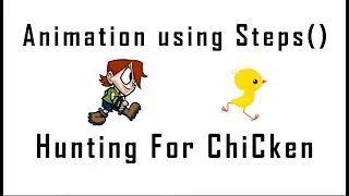 Hunting For Chicken 🐔😊🔥| Animation Using Steps | Pure HTML CSS | Enjoy the Video Tutorial