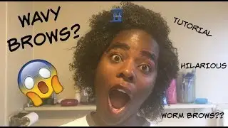 WAVY BROW TREND TUTORIAL | INSTAGRAM TRENDS 2017 (must watch until the end)