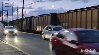 Ferromex AC4400CW 4514 y 4562 esquema GMXT y con el local Pedro c - MTY + grano vacio
