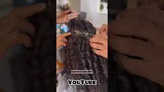 Mega hair Ponto americano cacheado #shots