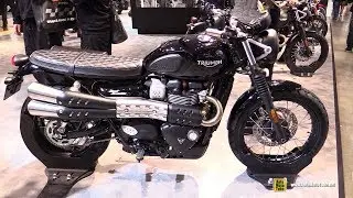 2018 Triumph Street Scrambler - Walkaround - 2017 EICMA Milan Motorcycle Exhibition