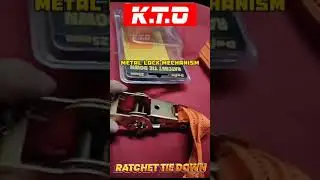 Heavy Duty Safety Ratchet Tie Down With Metal Lock Lorry Truck Belt Cargo Straplashing Belt