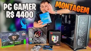 Montamos um PC GAMER INTEL Custo Benefício c/ CORE I5 - RTX 4060 - B660M ASROCK