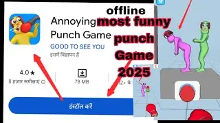 most funny punch Game 2025 real video gameplay 😂🥵🤣😂