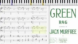 Green Rag by Jack Murfree (1911, Ragtime piano)