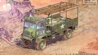 Moja Szafa#52 IBG 72005 Bedford QLR 3 ton 4x4 Fire Tender