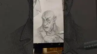 #nosferatu #vampire #horror #movie #horrormovie #crosshaching #drawing #pencildrawing