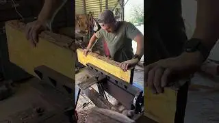 Cutting the Hardest Wood in North America #boisdarc #osage #hardwood