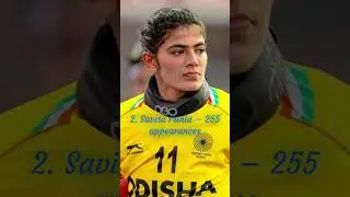 Top 5 Indian Female hockey players with most appearances!