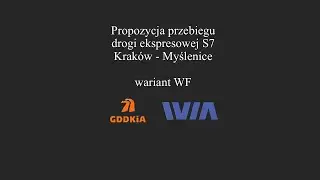 S7 Krak&oacute;w - Myślenice - Wariant WF