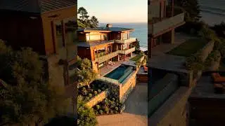 Japanese-Inspired Cliffside Sanctuary with an Infinity Pool