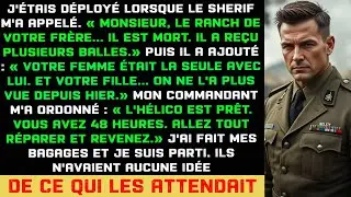 LE SHERIF A APPELÉ : « TON FRÈRE N'EST PLUS ET TA FILLE A DISPARU », ALORS JE SUIS REVENU.