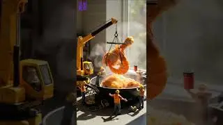 &ldquo;Miniature Chef Cooking Chicken Rice & Prawns 🍗🍤 | Tiny Food Big Taste&rdquo;