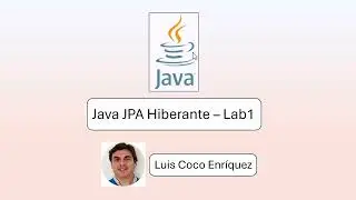 JPA Hibernate - Lab 1 - Entity Definition