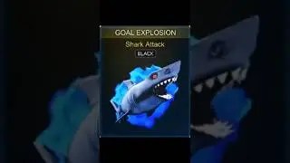 BLACK SHARK ATTACK Goal Explosion in Rocket League Item Shop