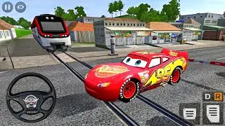 Dinoco Lightning McQueen in India Driving - Bus Simulator Indonesia #5 - Android Gameplay