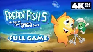 Freddi Fish 5: The Case of The Creature of Coral Cove (PC) - 4K60 Full Game Walkthrough - NC