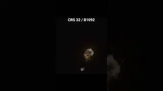 The SpaceX Booster B1092 boostback nebula from the CRS 32 mission.