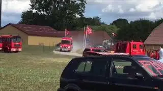 Falck dag i Egeskovslot. Bil ulykke &oslash;velse