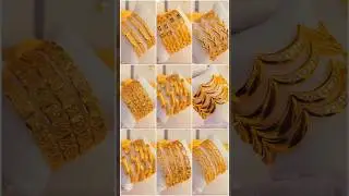 top trending gold bangles design #goldjewellery #shortsfeed #gold #goldbangles #shorts