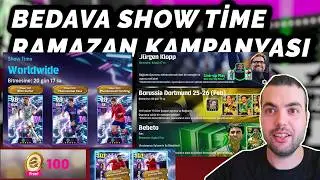BEDAVA SHOW TİME🎁RAMAZAN KAMPANYASI | BOMBACI NEYMAR, HEDİYELER, PAKETLER (eFootball 2026 Mobile)