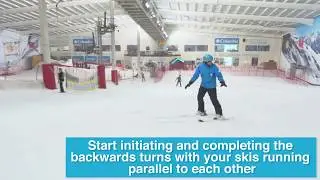 How to ski backwards