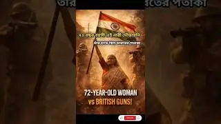 &ldquo;মাতঙ্গিনী: শেষ নিঃশ্বাসেও পতাকা&rdquo;🇮🇳#indianhistory #matanginihazra #viral #history #freedom #india