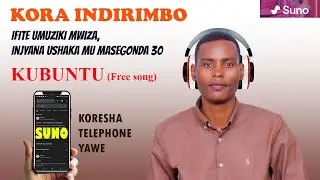 Kora indirimbo nziza kandi mu njyana ushaka ukoresheje telephone yawe gusa(SUNO Ai Music free)