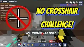 Bloxd.io || Skywars with NO Crosshair… (How Did I Survive?!) #bloxdio #minecraft #skywars #montage