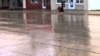 Nickel-sized hail in Neligh