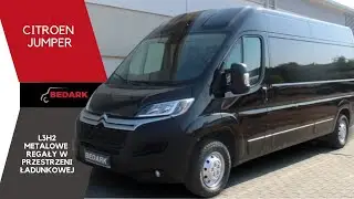 Citroen Jumper L3H2 metalowe regały w przestrzeni ładunkowej