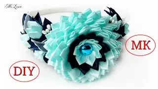 ОБОДОК КАНЗАШИ, МК / DIY Kanzashi Headband