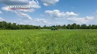 Самоходный опрыскиватель ОПТИТЭК линейки METALFOR H7040 показывает себя в работе на обучении