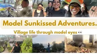 Part 2 Model enjyoing village life #strangertravling #villagelife #modelinglife #trip
