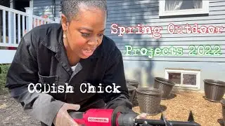 #SpringOutdoorProjects2022 | Rotoshovel Battery Powered Handheld Shovel & Auger | OCDish Chick