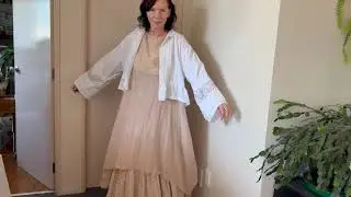 Watch me Upcycle a Thrifted Shirt Shabby Boho Sewing Project