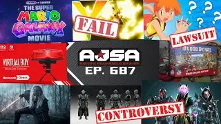 AJS News - Mario GALAXY Movie, Witcher S4, Nintendo PATENTS Summoning, Virtual Boy, Destiny DLC FAIL