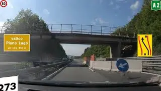 Autostrada A2 Del Mediterraneo I Tratto da ammodernare Cosenza-Altilia W/ InfraRossi CS