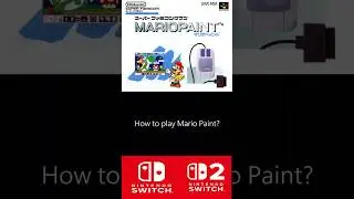 How to play Mario Paint?