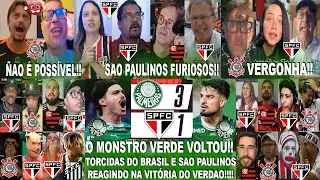 TORCIDAS DO BRASIL AO PALMEIRAS 3X1 SÃO PAULO - SHOW DO VERDAO E SÃO PAULINOS REVOLTADOS