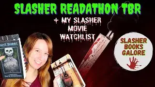 June TBR | Summer Slashers Readathon and Watchathon - Lots of Slasher Horror Books and Movies