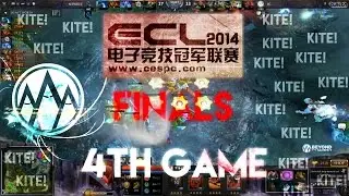 Newbee vs iG Bo5 - @BTSGodz & @WinterDota - ECL Grand Finals (Game 4 Ending) - Kite! Kite! Kite!