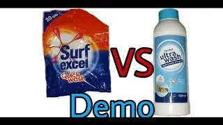 VESTIGE Product Results | Ultrawash vs Surf Excel Demo Telugu |