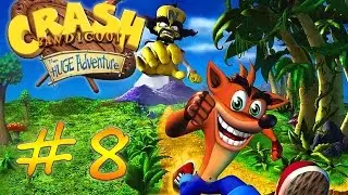 Прохождение Crash Bandicoot: The Huge Adventure (GBA) #8 - Warp Room 4 - камни и реликты (100%)