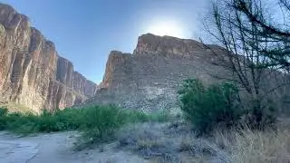 Santa Elena Canyon Trail Approach