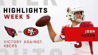 Josh Rosen Highlights vs. 49ers