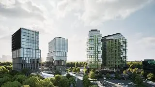 Residental complex exterior Unreal Engine 5