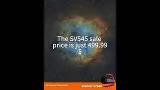 🌌 SVBONY SV535/SV545 Astronomical Telescope Deep-Space Photography Effects Demonstration 📸