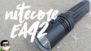 Nitecore's New Plastic Body Flashlight EA42 Review!!