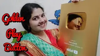 OMG! Golden Play Button by Youtube / Mamta Ankit